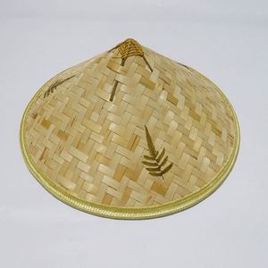 Bamboo Crafts Woven Rainproof Farmer Straw <b>Hat</b> <b>for</b> Women and Men Outdoor - Product Image 1