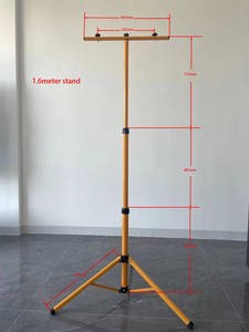 1.6M 2M 3M supporto giallo nero personalizzato in metallo telescopico proiettore luce spot treppiede supporto supporto staffa triangolo - Product Image 4
