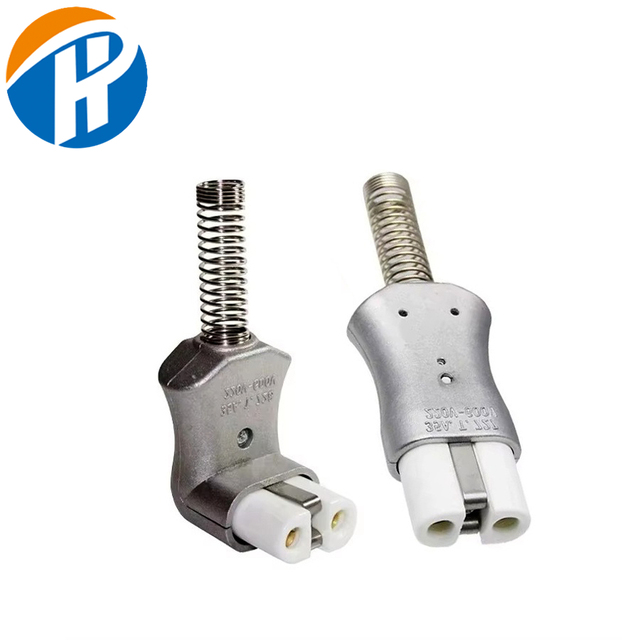 High Working Temperature Electrical Connector Straight Ceramic Plugs HEATERPART Ceramic Thermal Plug