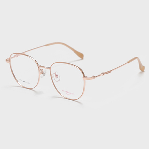 <span class=keywords><strong>Lecool</strong></span> Monturas de Gafas Redondas de Titanio para Mujer con Protección Anti-Luz Azul y Diseño Ligero para Gafas de Lectura - Product Image 6