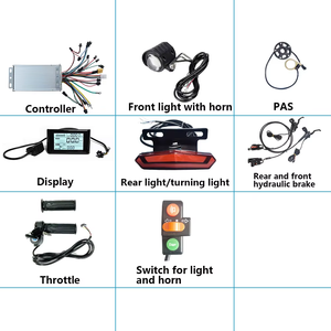 Kit de Conversión de Bicicleta Eléctrica con Motor de Cubo de Rueda Trasera de 20 Pulgadas, 20x4 Pulgadas, Sin Engranajes, 48V52V, 1000W 1500W, para Neumáticos Anchos, Gran Venta - Product Image 5