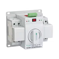 SANYUE CB Commutateur de transfert automatique avec carte de commande YSQ1-63M/2P 2P 63A pour usage industriel, commutateur de transfert de générateur