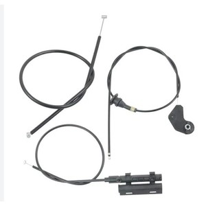 สายดึงฝากระโปรงหน้า BMW 51238190754 เหล็กสีดำ สำหรับ E39 525I อะไหล่ทดแทน - Product Image 1