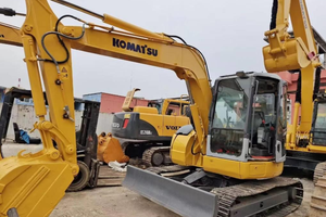 Mini-excavatrice d'occasion Komatsu PC78US 8 tonnes, 90% NEUVE, hydraulique, sur chenilles, avec boîte de vitesses, moteur, pompe, faible nombre d'heures, pour travaux de terrassement - Product Image 2