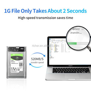 Manufacture 5Gbps 1TB 2TB <strong>2.5</strong>&quot;inch Harddisk External SATA to USB3.0 HDD <strong>Hard</strong> <strong>Disk</strong> Cases Storage Box Nvme Hdd Ssd <strong>Enclosure</strong> - Product Image 5