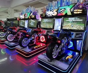 Máquina recreativa de carreras de motos operada con monedas Jinns, venta directa de fábrica, enchufe estadounidense, personalizable para centros comerciales - Product Image 2
