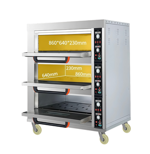 <span class=keywords><strong>Horno</strong></span> Profesional para Croissants de 3 Niveles y 6 Bandejas, <span class=keywords><strong>Horno</strong></span> Eléctrico para Hornear con Control de Vapor para Capas Esponjosas y Doradas - Product Image 5
