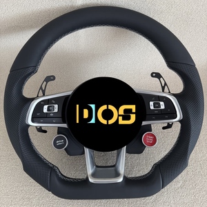 Volante Deportivo Personalizado DOS <span class=keywords><strong>de</strong></span> Cuero y Fibra <span class=keywords><strong>de</strong></span> Carbono para VW <span class=keywords><strong>Golf</strong></span> R Mk7 Mk7.5 <span class=keywords><strong>gti</strong></span> 2013 2014 2015 2016 2017 <span class=keywords><strong>2018</strong></span> 2019 2020 - Product Image 3