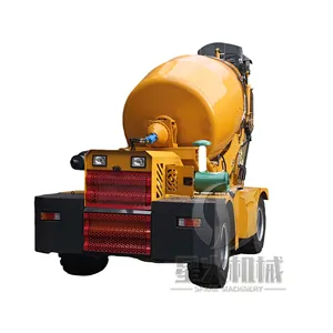 Pasokan traktor pemuatan sendiri Mixer beton Diesel Mobile Portable truk Mixer beton kecil untuk penjualan pemuatan Mixer beton