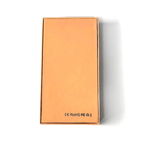 Boîte d'emballage rectangulaire en papier spécial pour téléphone, avec couvercle rabattable, pour l'électronique grand public, design dégradé, haut de gamme