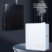 Diffuseur d'arômes d'huiles essentielles personnalisable en acrylique, contrôlé par application, grande capacité, sans eau, nébuliseur HVAC, diffuseur de parfum à air froid