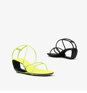 XINZI-Sandalias planas con tiras y Punta abierta <span class=keywords><strong>para</strong></span> mujer, zapatos de tacón de cuña con agujeros, a la moda - Product Image 2