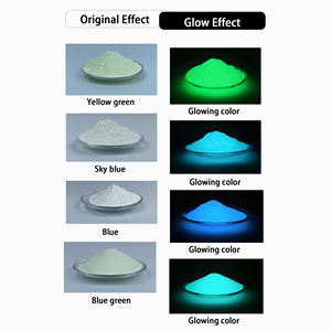 Poudre d'aluminate de strontium Poudre phosphoreuse Poudre lumineuse Lueur dans le pigment noir pour l'impression - Product Image 3