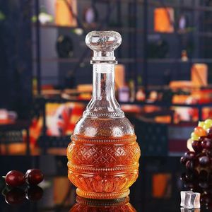 Venta al por mayor de botellas de vino de vidrio exquisitas de 500ml y 1000ml adecuadas para el embotellado y envasado de Ginebra, brandy, <span class=keywords><strong>vodka</strong></span> y whisky. - Product Image 4