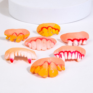 Juguete Antiestrés <span class=keywords><strong>de</strong></span> TPR con Forma <span class=keywords><strong>de</strong></span> Conejo Vampiro Zombi para Halloween, Suave, <span class=keywords><strong>de</strong></span> Rebote Lento, para Apretar y Aliviar el Estrés, para Niños - Product Image 5