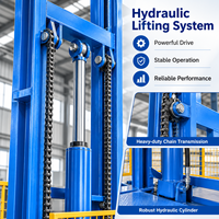 Plateforme élévatrice hydraulique de haute qualité pour entrepôt, élévateur de marchandises 3 tonnes 5 tonnes, monte-charge de garage, prix usine
