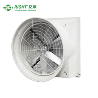 Ventilateur d'extraction industriel pour l'aération des bâtiments d'élevage avicole, des aires de stationnement et des terrains de badminton