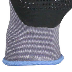 Guante de Trabajo MAXITOUGH con Excelente Agarre, Transpirable y Cómodo, Palma Punteada, 15G, Nailon, Elastano, Espuma de Nitrilo, Personalizado, General, En388 - Product Image 4