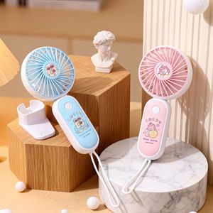 LingPan Portable Handheld <b>Fan</b> With <b>Stand</b> Rechargeable Battery 5W DC Motor Three Speeds For Outdoor Use - Product Image 4