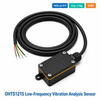 Capteur d'analyse des vibrations basse fréquence OHTS1215 pour la surveillance de la santé structurelle des bâtiments, des ponts et des tunnels