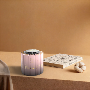 อุปกรณ์ทำเทียนเซรามิกหลากสีสัน 12 สี ดีไซน์ภายในบริษัท Relaxlines <span class=keywords><strong>เทียน</strong></span>ทรงกระบอก <span class=keywords><strong>เทียน</strong></span>หอมหรูหรา - Product Image 5