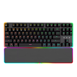 68-<b>Key</b> RGB Mechanical Gaming Keyboard with Three Mode Hot-Swap Blue Switches mechanical keyboard switches - Product Image 1