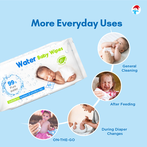 Biokleen personnalisé 72 lingettes humides biodégradables 100% en fibre de viscose 99% pures Toallas Humedas De Bamboo Wipe pour bébés - Product Image 2