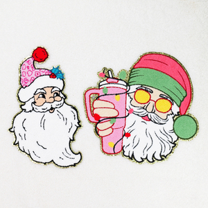 Factory Wholesale Hoodie Chenille Patches <b>Glitter</b> Christmas Tree Chenille Iron on Patches Lot for <b>Clothes</b> - Product Image 4