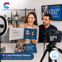 Brochure Video A5 da 7.0 Pollici con Display IPS, Sensore Magnetico, Logo in Rilievo, Copertina Rigida, Risoluzione 1024x600