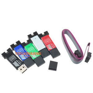 Cable de Descarga para Microcontrolador 51, Descargador USBasp 51AVR, Programador USB ISP, Grabador JTAG con Estuche - Product Image 1