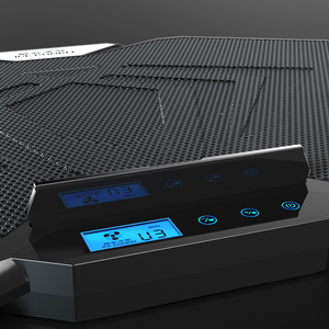 Tapis de refroidissement pour ordinateur <span class=keywords><strong>portable</strong></span> Super silencieux <span class=keywords><strong>portable</strong></span> avec 5 ventilateurs Support de <span class=keywords><strong>refroidisseur</strong></span> pour ordinateur <span class=keywords><strong>portable</strong></span> en matériau ABS 2 produits avec logo personnalisé USB en stock - Product Image 2