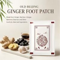 Patchs Adhésifs Médicaux Personnalisables au Gingembre Naturel et au Bambou, Hypoallergéniques, Détoxifiants Style Ancien Pékin pour Soin Corporel, Aide au Sommeil et Usage Domestique