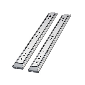 Modern 45mm Full Extension 3 Fold Telescopic Drawer Slide <b>Hardware</b> Furniture for <b>Kitchen</b> Bathroom & Bedroom Cabinets - Product Image 2