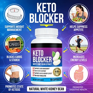 Capsules Bloqueurs de Cétones de Haute Qualité, Produit d'État, à l'Extrait Naturel Biologique de Haricot Blanc, Favorisant une Alimentation Cétonique - Product Image 2