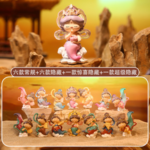 Figuras de Resina Yu Mo Fuxi Dunhuang, Caja Sorpresa Creativa de Dibujos Animados, Regalo para Niñas - Product Image 5