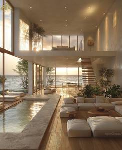 Conception de villa créative sans limites, <span class=keywords><strong>plan</strong></span> 2D et rendu <span class=keywords><strong>3D</strong></span> pour une conception extérieure et d'escalier moderne présentant l'apparence de la maison - Product Image 4