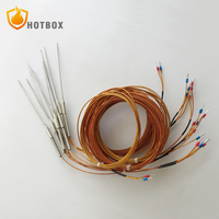 Sensor Termokopel RTD Pt100 Tahan Suhu Tinggi Berlapis Baja Tahan Karat Tipe K J E T Probe Suhu untuk Boiler Uap
