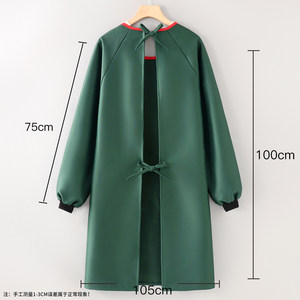 Delantal con logotipo personalizado para el Festival <span class=keywords><strong>de</strong></span> Primavera, delantal <span class=keywords><strong>de</strong></span> mujer para el Año Nuevo del Caballo, ropa <span class=keywords><strong>de</strong></span> trabajo <span class=keywords><strong>de</strong></span> estilo juvenil para cocina, hogar y jardinería - Product Image 4