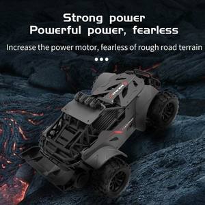 <span class=keywords><strong>Auto</strong></span> RC Todoterreno Recargable, Carro de <span class=keywords><strong>Control</strong></span> Remoto con Carrocería de Aleación Metálica, Luces LED Delanteras, Diseño Robusto para <span class=keywords><strong>Todo</strong></span> <span class=keywords><strong>Terreno</strong></span>, para Niños - Product Image 3