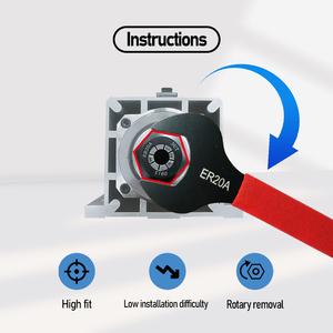 ประแจคอลเล็ต ER11 ER16 ER20แกนหมุนสำหรับคอลเล็ต Er - Product Image 2