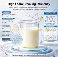 Y-233 Copolymère de silicone modifié au polyéther, anti-mousse avec nano-silice pour revêtements aqueux, encres, impression et revêtement du cuir