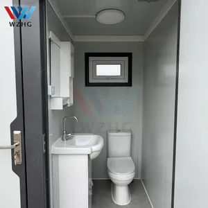 Mobile Portable Toilet House Shower Rooms Elevated Australian Standard Toilet House Public Toilet With Window
