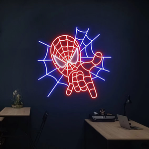 Letrero de neón LED de <span class=keywords><strong>Spiderman</strong></span> personalizado, regalo de cumpleaños para niños, arte de pared de neón para dormitorio de casa - Product Image 2