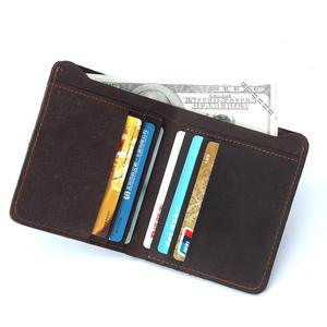 Portefeuille en cuir de vache véritable fait main Andong pour homme, style rétro simple, portefeuilles en cuir Crazy Horse, porte-cartes pour homme - Product Image 5