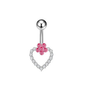 Gaby – anneaux de <span class=keywords><strong>ventre</strong></span> en acier rose, bijoux en acier inoxydable, <span class=keywords><strong>piercing</strong></span> de <span class=keywords><strong>ventre</strong></span> brillant, anneau de <span class=keywords><strong>ventre</strong></span>, bijoux de corps - Product Image 3