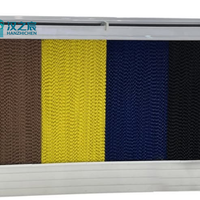 Panneau de refroidissement par évaporation en cellulose, mur de ventilation en nid d'abeille pour l'élevage de volailles, poulets de chair et poules pondeuses en élevage au sol