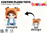Peluche OEM de haute qualité en tissu doux pour enfants, idéale comme cadeau promotionnel d'entreprise