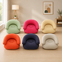 Fauteuil gonflable coloré et moelleux pour la lecture et les jeux