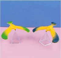 Casse-tête classique d'oiseau d'équilibre créatif, aigle de gravité, jouets pour enfants nostalgiques, oiseau d'équilibre en plastique coloré, vente en gros
