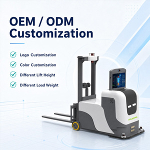 Transpalettes <span class=keywords><strong>électrique</strong></span>s AGV automatisés à guidage laser, directement de l'usine, avec <span class=keywords><strong>recharge</strong></span> automatique pour entrepôt continu sans personnel - Product Image 5